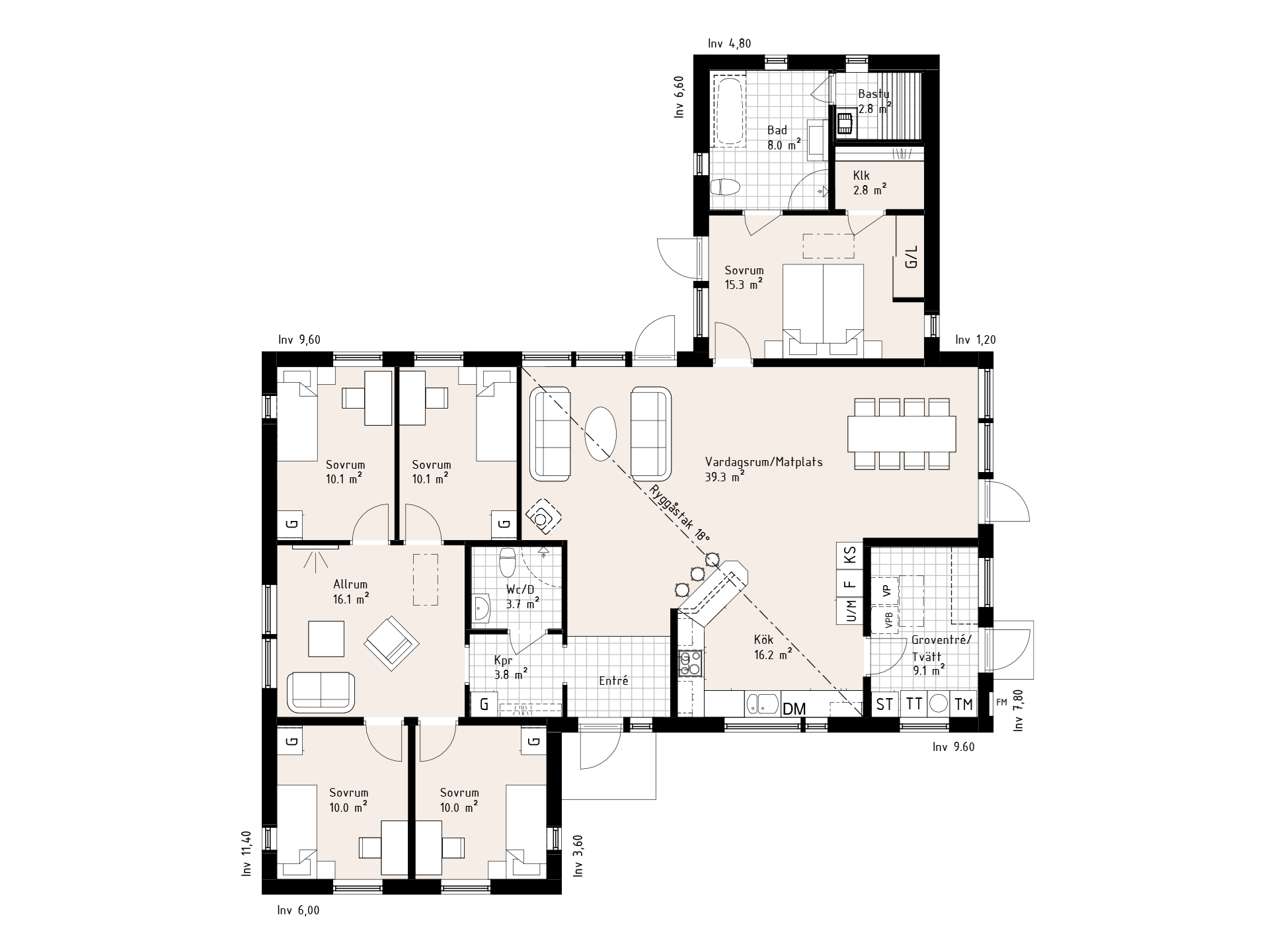 Planlösning Talludden