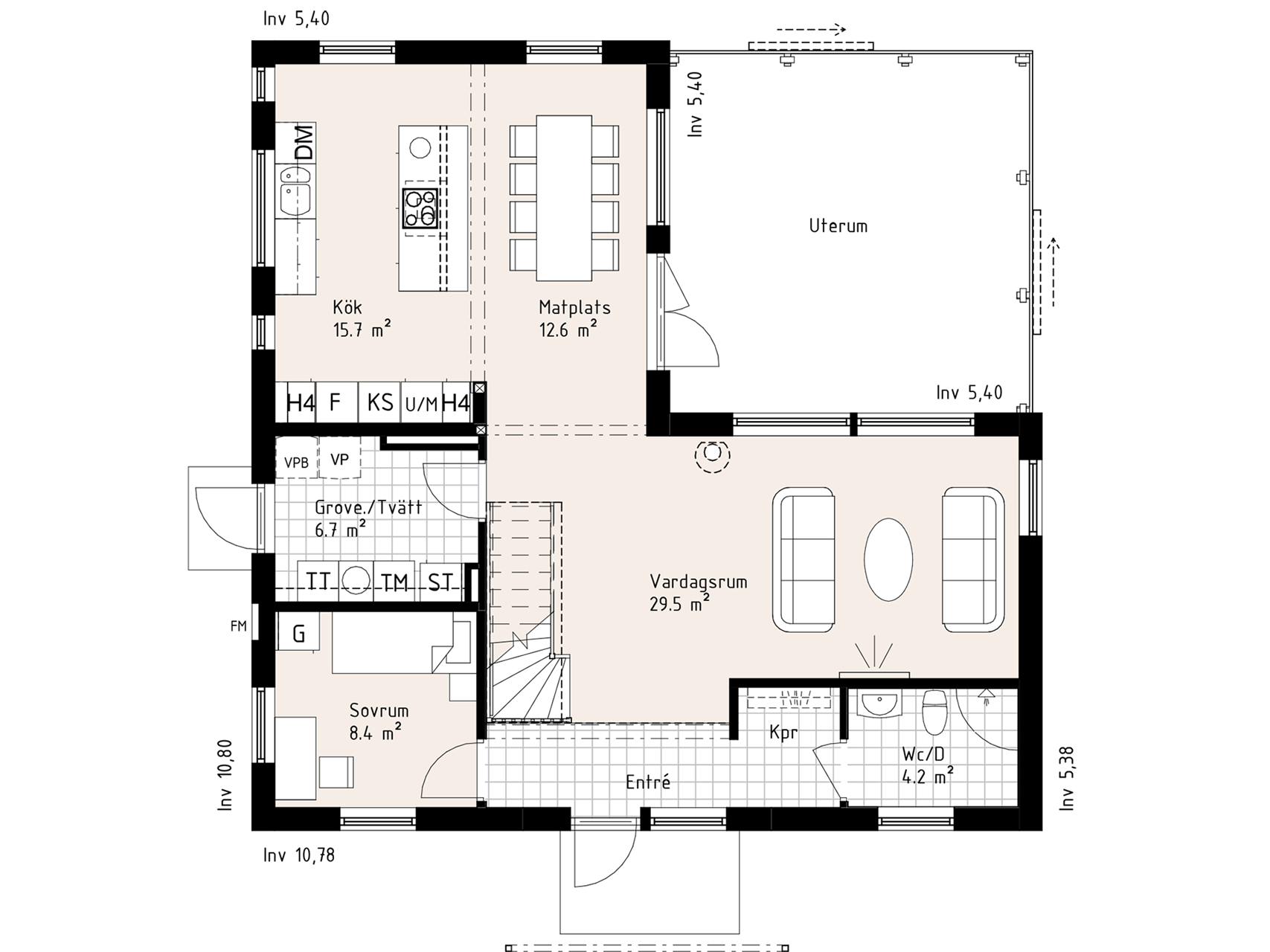 Villa-Heden-Entrévåning-Planlösning